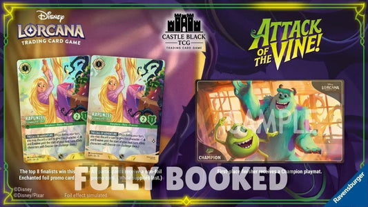 ⚠️FullyBooked⚠️ Lorcana: Attack of the Vine - SET CHAMPIONSHIP @Castle Black TCG