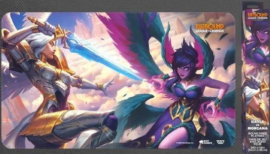 Riftbound (Set 4) Vendetta Playmat – Kayle vs Morgana l League of Legends