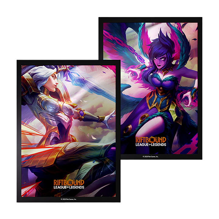 Riftbound (Set 4) Vendetta Sleeves – Kayle vs Morgana l League of Legends