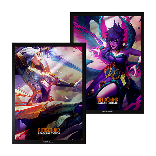 Riftbound (Set 4) Vendetta Sleeves – Kayle vs Morgana l League of Legends