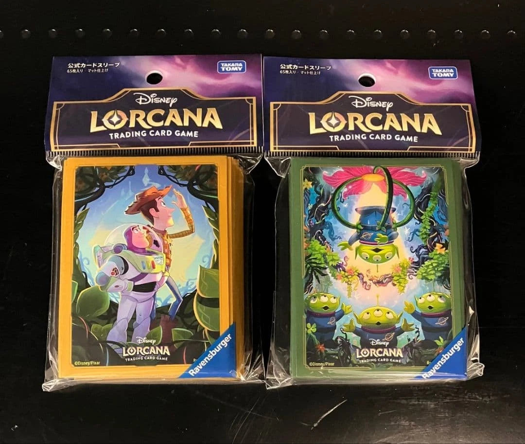 Lorcana [Set] Exclusive Sleeves Toy Story YOU'VE GOT A FRIEND IN ME and Alien Green man JP