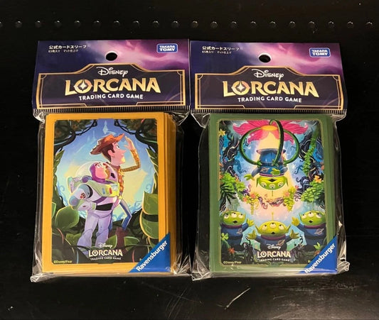 Lorcana [Set] Exclusive Sleeves Toy Story YOU'VE GOT A FRIEND IN ME and Alien Green man JP