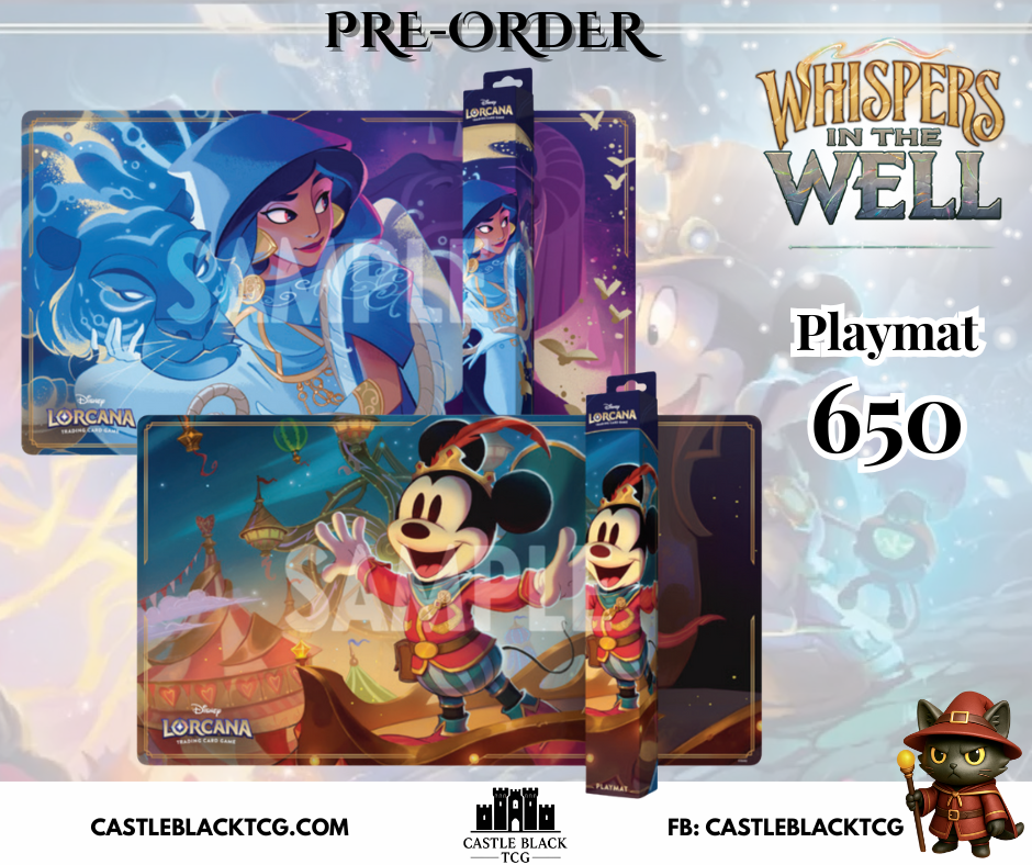 [Pre-Order]Lorcana Whisperd in the Well : Play-mat Mickey