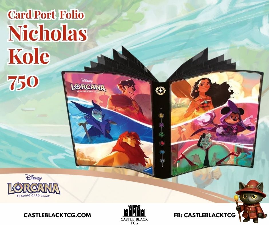 [PRE-ORDER] Lorcana Nicholas Kole Card folio
