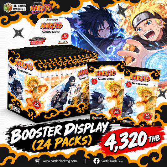 [Pre-order] Naruto Mythos : Set 2 Shinobi Shiren - Booster Box (EN)