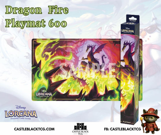 [Pre-order] Lorcana Winterspell Dragon Fire Playmat
