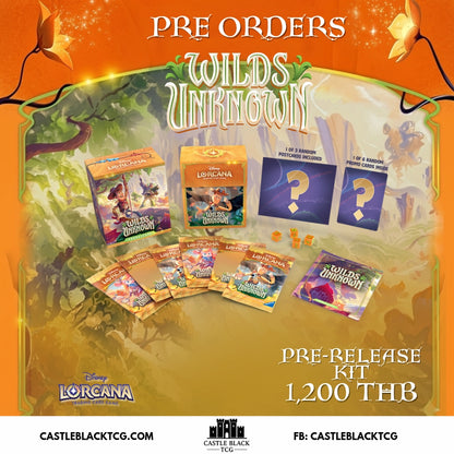 Lorcana (Set 12) Prerelease Pack l Wilds Unkonwn ชำระเงินเมื่อประกาศรายชื่อ