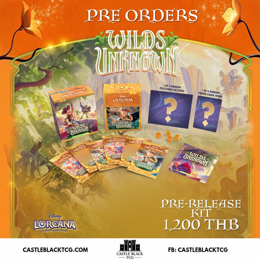 Lorcana (Set 12) Prerelease Pack l Wilds Unkonwn ชำระเงินเมื่อประกาศรายชื่อ