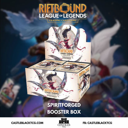 Riftbound: [Max 1 Box]Spiritforged - Booster Display Box l League of Legends TCG