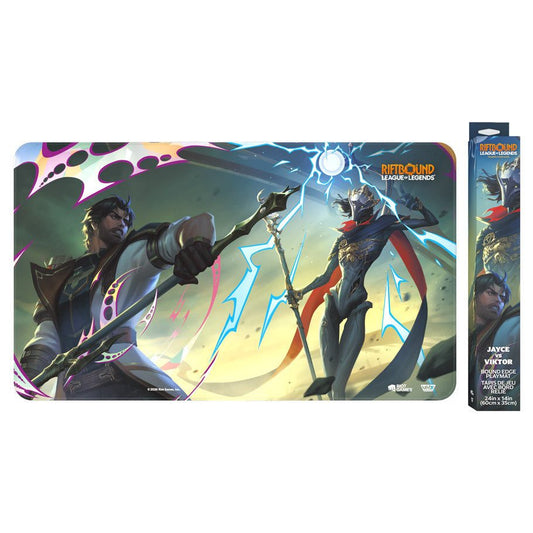 Riftbound (Set 4) Vendetta Playmat – Jayce vs Viktor l League of Legends