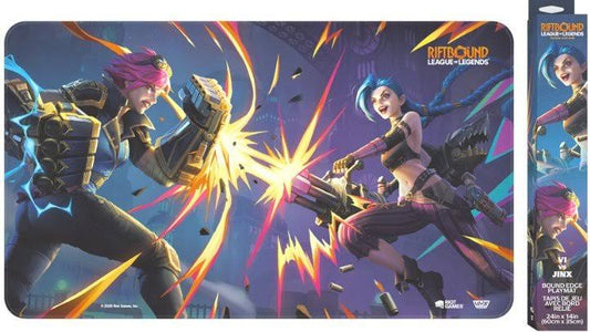 Riftbound (Set 4) Vendetta Playmat – Vi vs Jinx l League of Legends