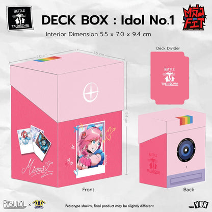 BOT Idol No.1 Deck Box l Battle of Talingchan ใส่ได้ 80 Sleeves