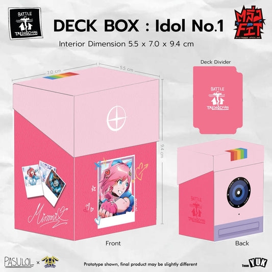 BOT Idol No.1 Deck Box l Battle of Talingchan ใส่ได้ 80 Sleeves