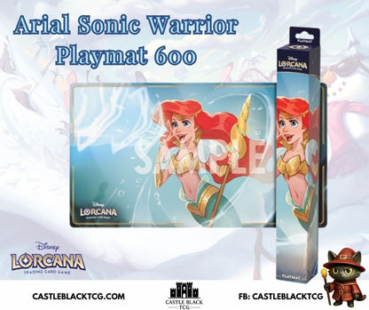 Lorcana Winterspell Arial Sonic Warrior Playmat