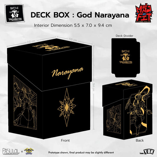 BOT God Narayana Deck Box l Battle of Talingchan ใส่ได้ 80 Sleeves