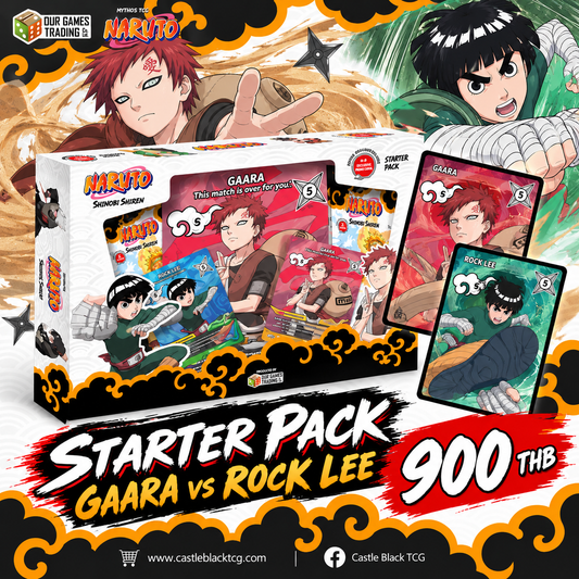[Pre-Pre-Order] Naruto Mythos : Set 2 Shinobi Shiren Starter Pack Gaara vs Rock Lee (EN)