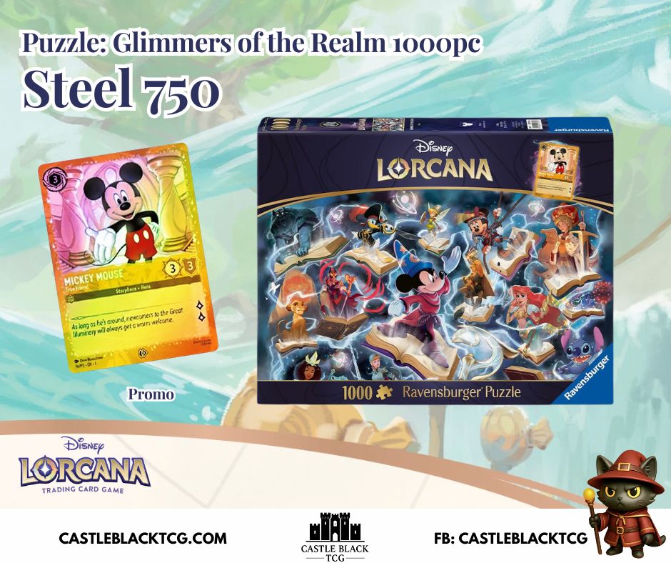 [Pre-Order]Lorcana DLC Glimmers of the Realm: Steel 1000pc
