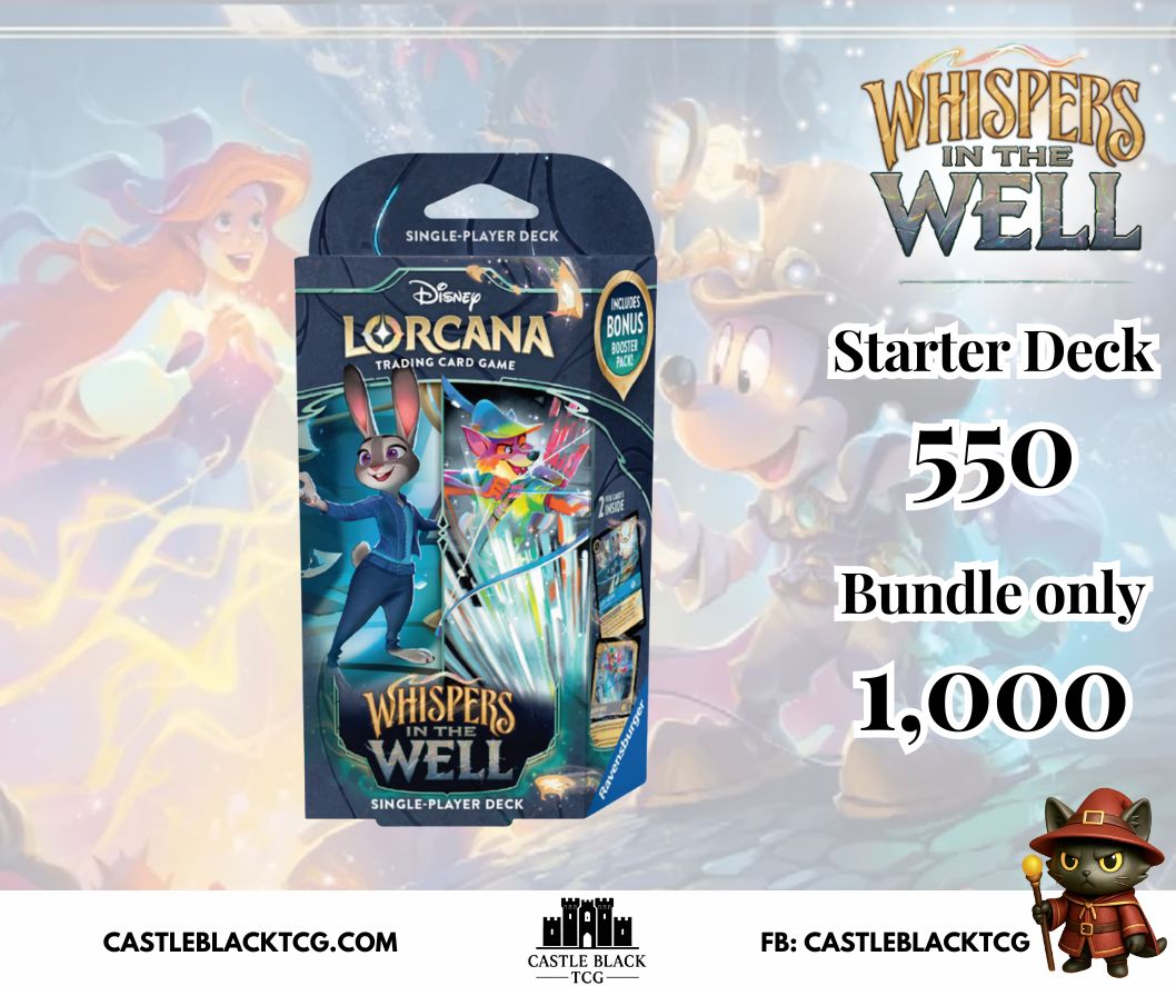 Lorcana Whispers in the well : Single-player Deck Sapphier/Steel Single