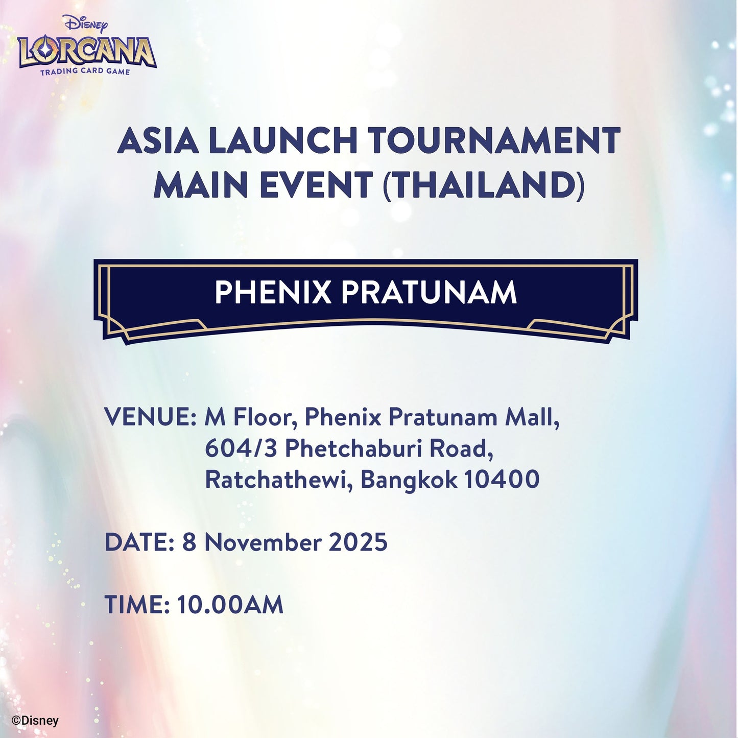 [LORCANA]Castel Black TCG : Asia Launch Main Event Registration
