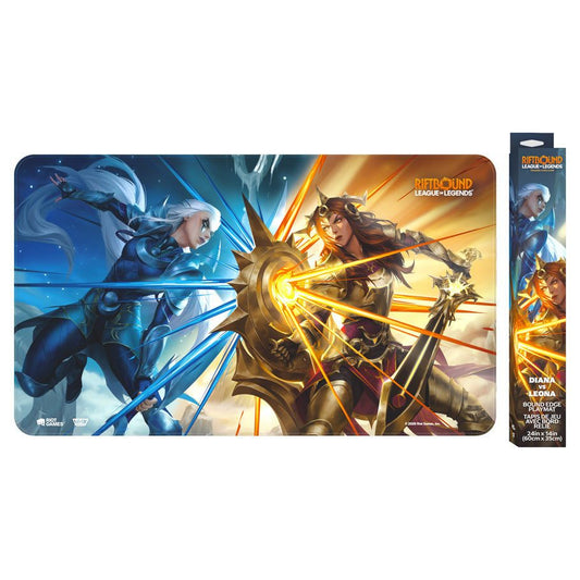Riftbound (Set 4) Vendetta Playmat – Diana vs Leona l League of Legends