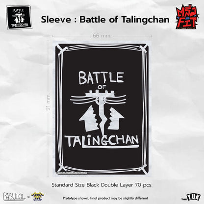 BOT Battle of Talingchan หลังการ์ด Sleeves l Battle of Talingchan 70 Sleeves