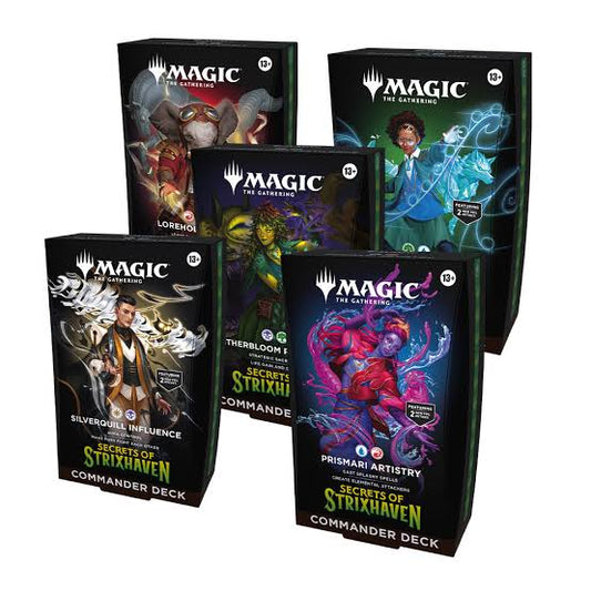 MTG SOS l Commander Decks - Set of 5 l Secrets of Strixhaven