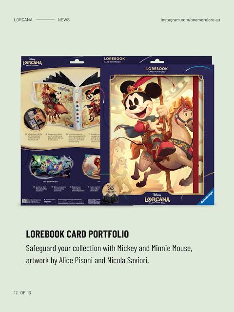 [Pre Order]Lorcana (Set 13) Attack of the Vine Folio Fabled 3x3
