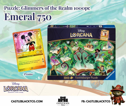 [Pre-Order]Lorcana DLC Glimmers of the Realm: Emerald 1000pc