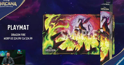Lorcana Winterspell Dragon Fire Playmat