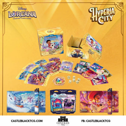 Lorcana Set 14 Hyperia City Bundle Set Start to Hyperia