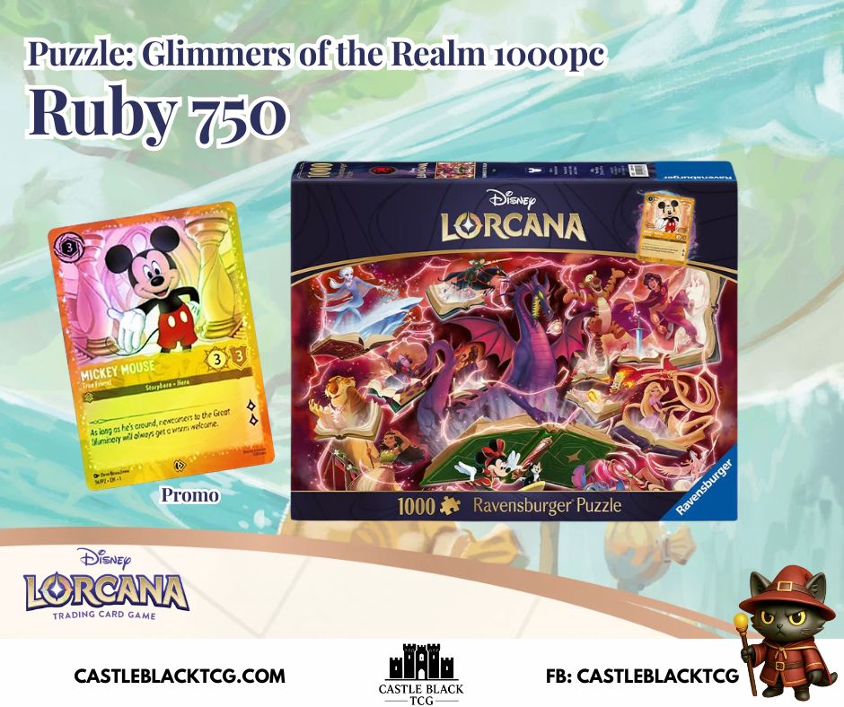 [Pre-Order]Lorcana DLC Puzzles Set Glimmers of the Realm: 1000pc(6 box)